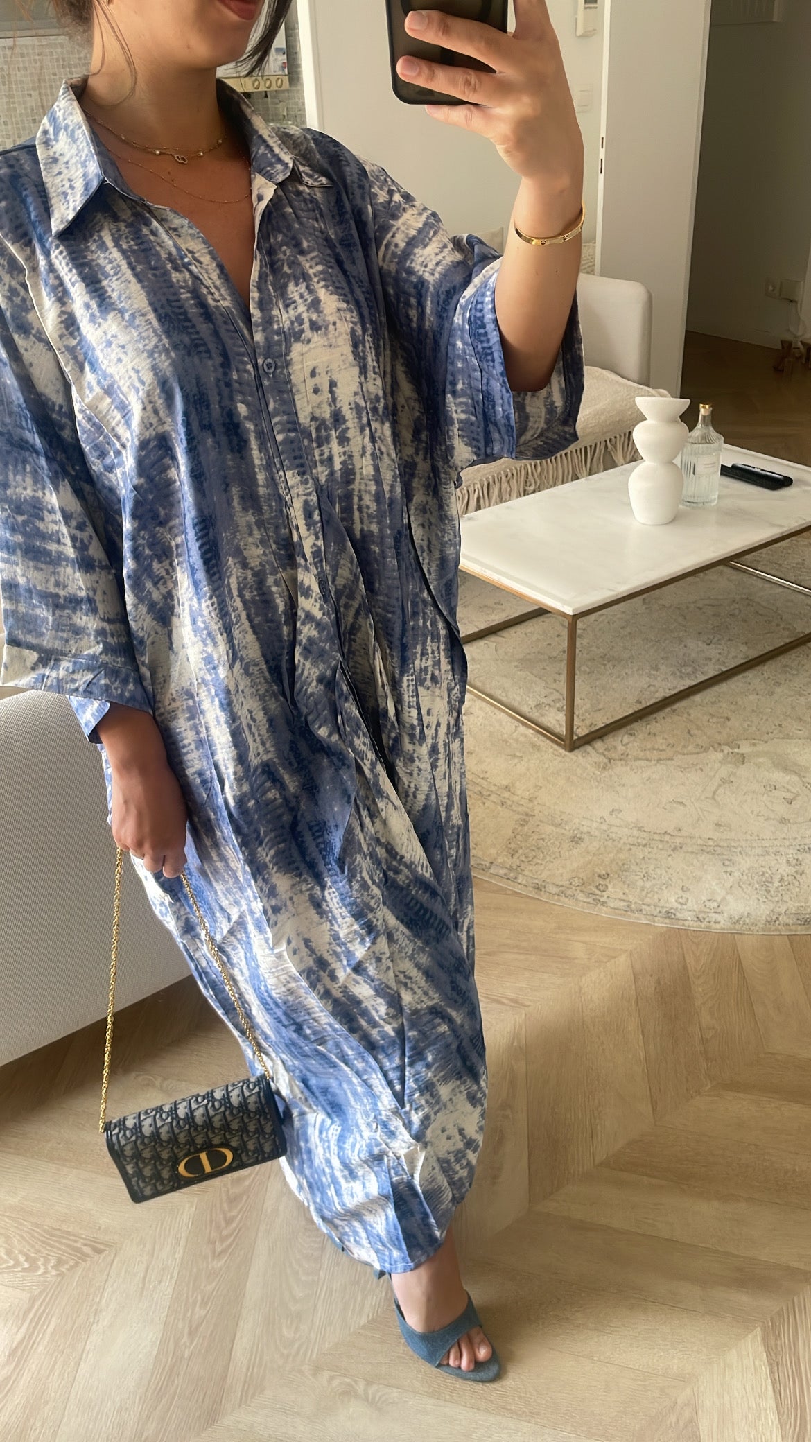 Robe chemise dégradé