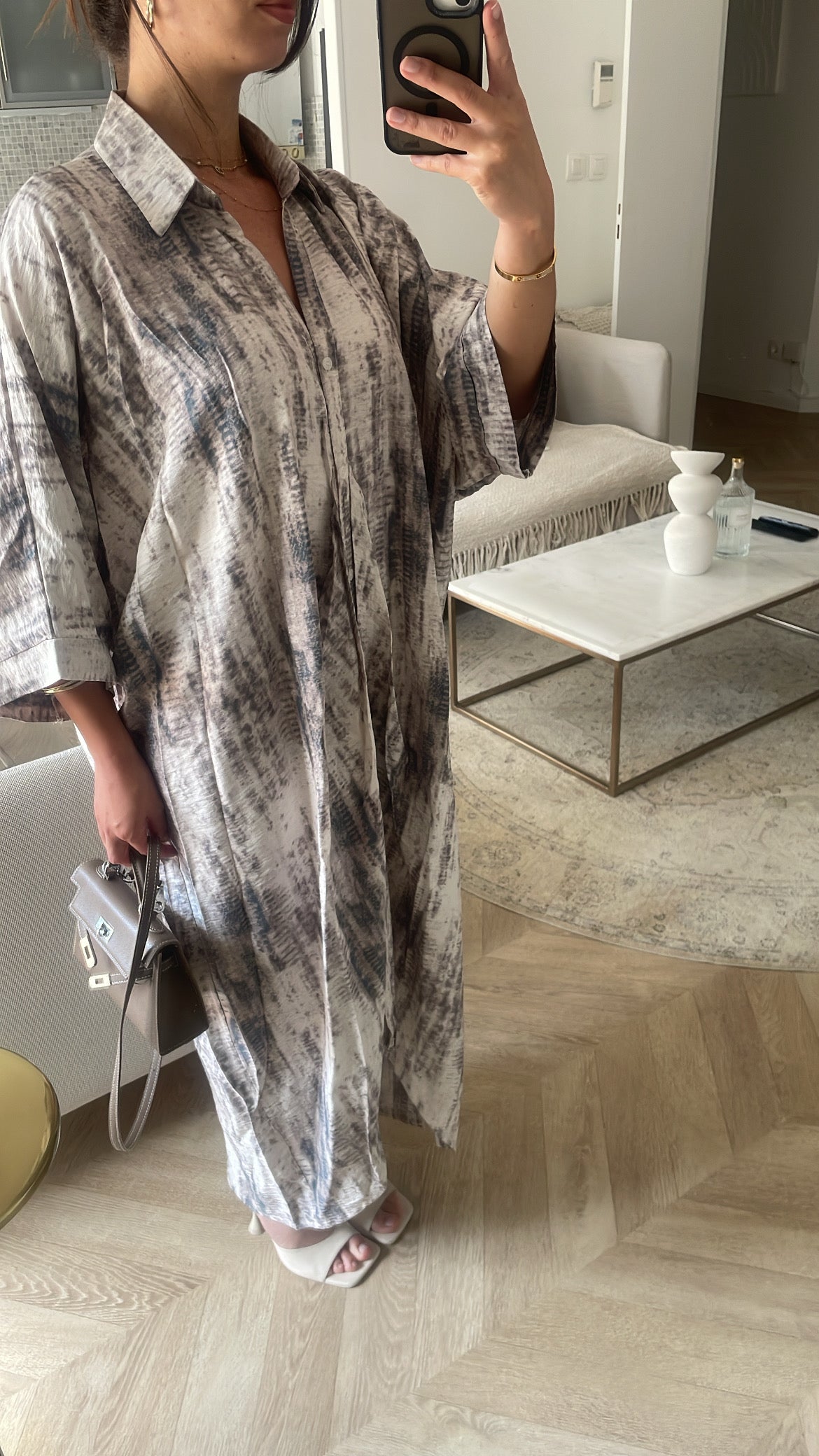 Robe chemise dégradé