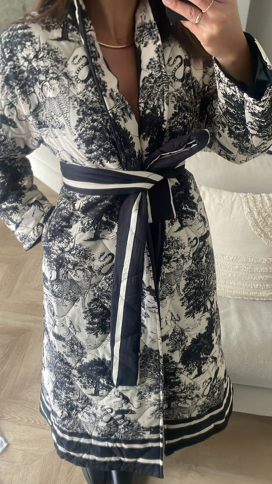 Manteau long coton