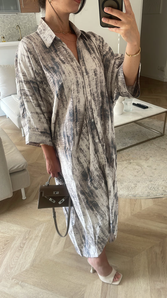 Robe chemise dégradé