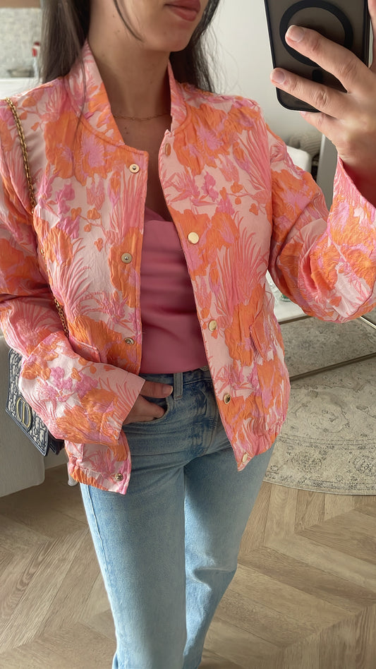 Bomber fleuri édition limité